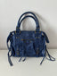 AMY bag VERA PELLE bluette pre-ordine