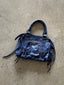 AMY bag VERA PELLE bluette pre-ordine