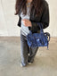 AMY bag VERA PELLE bluette pre-ordine