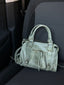 AMY bag VERA PELLE verde menta pre-ordine