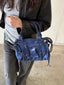 AMY bag VERA PELLE bluette pre-ordine