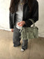 AMY bag VERA PELLE verde menta pre-ordine