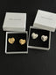 SMOOTH HEART earrings