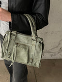 AMY BAG vera pelle VERDE MENTA pre-ordine