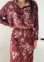 Gonna CO-ORD BURGUNDY