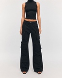 CARGO jeans BLACK