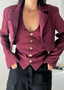 GILET aesthetic BURGUNDY