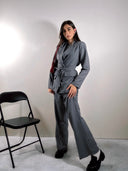 CO-ORD blazer + pantaloni sartoriali GRIGIO