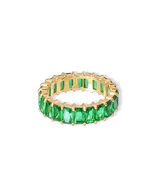 SHINY MINIMAL GREEN Ring