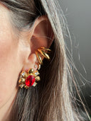 TREASURE red earrings