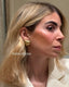 RIBBED HEART earrings