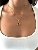 BUBBLE LETTER necklace