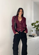 GILET aesthetic BURGUNDY