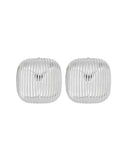 RIBBED SQUARE earrings