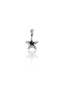 GREEN STAR charm