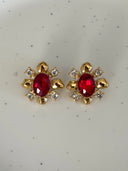 TREASURE red earrings