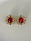 TREASURE red earrings