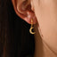 CRESCENT MOON Hoop