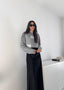 Gonna ICONIC satin lunga BLACK