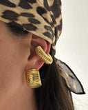 HALF RIBBED Earrings