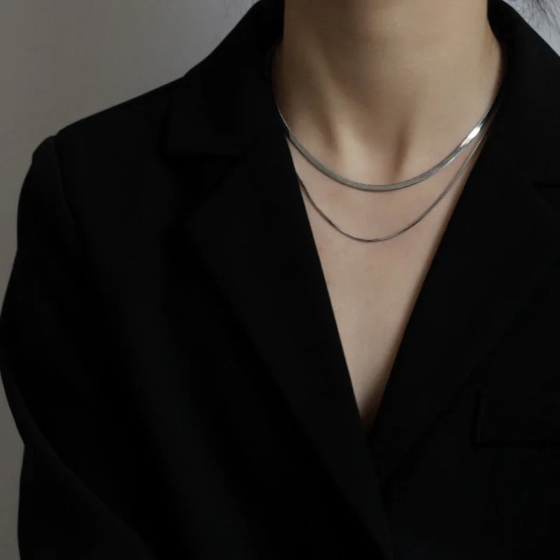 DOUBLE CHAIN Necklace