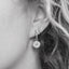 CUORE Studs Argento