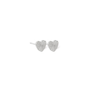 CUORE Studs Argento